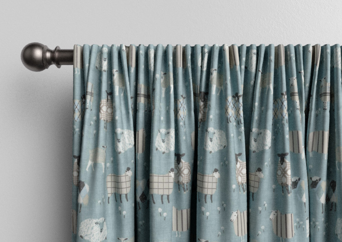 Baa Baa, Duckegg - Made to Measure Curtains - Image 9